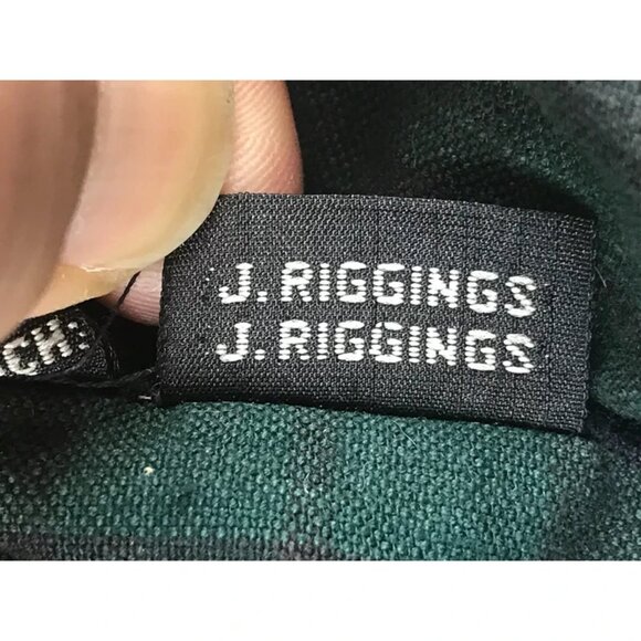 J. Riggings Mens Green Elastic Waist‎ Pockets Full Zip Bomber Jacket Size L - Picture 10 of 10